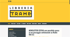 Desktop Screenshot of libreriatrame.com