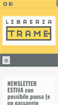 Mobile Screenshot of libreriatrame.com