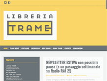 Tablet Screenshot of libreriatrame.com